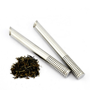 Stainless Steel Stick Pipe Tea Infuser /Loose Tea Infuser Leaf Strainer Filter Diffuser Herbal