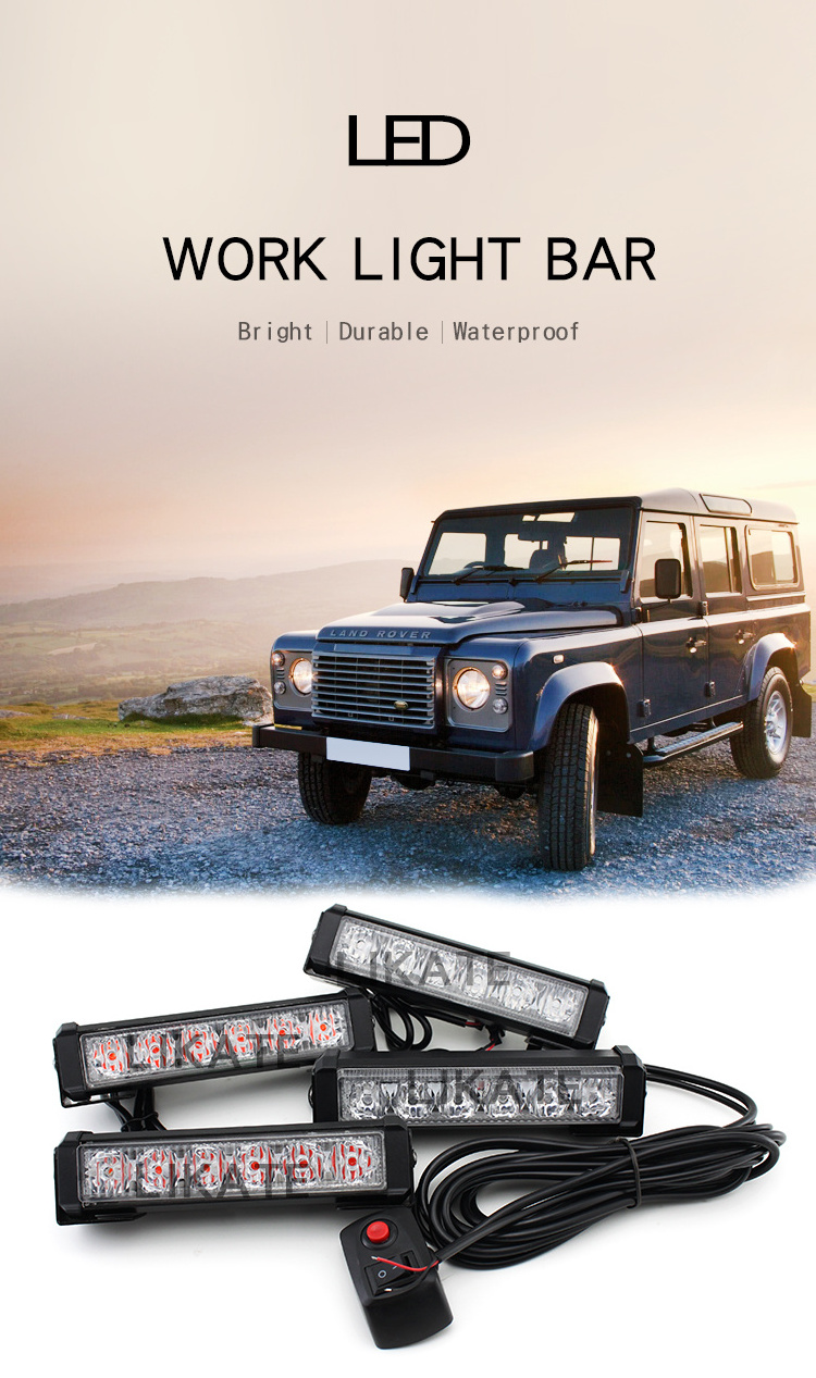 lkt 40w Amber Led Advisor Safety Cob Emergency Led Strobe Light Bar 10w Cob Warning Flashing Light Bar Vehicles