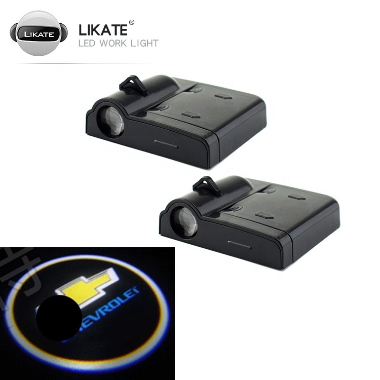 LKT Wireless Car Door Logo Welcome Light Shadow Laser Projector Lights For All Car Accessories Interior Decorative