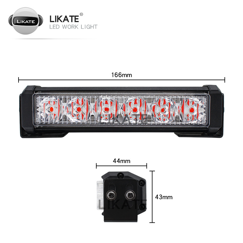 lkt 40w Amber Led Advisor Safety Cob Emergency Led Strobe Light Bar 10w Cob Warning Flashing Light Bar Vehicles