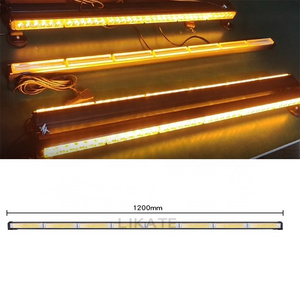 LKT Cob Strobe Flashing Lights Bar High Visibility Traffic Advisor Strobe Light Bar Led Warning Lights Signal Work Lamp