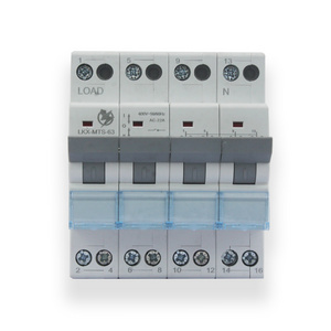 Wholesale manual transfer switch 45A 220V 380V change over switch  63A 4P 2P MTS