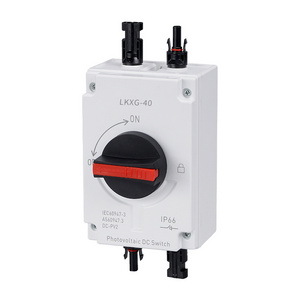 LKXG-40 IP66 1000VDC 1500VDC 32A 63A  Photovoltaic DC Isolating Switches Outdoor Solar DC Isolation Switch