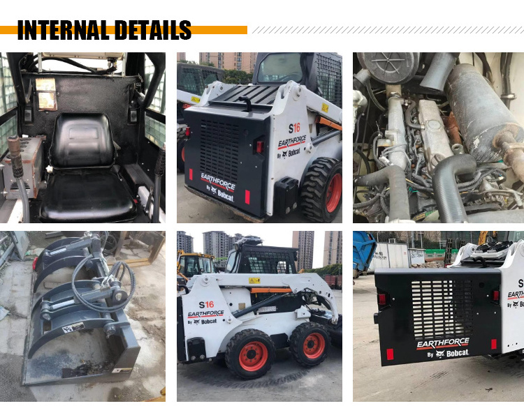 Chinese BOBCAT S16E used loaders skid loaders mini skid steer loaders for sale