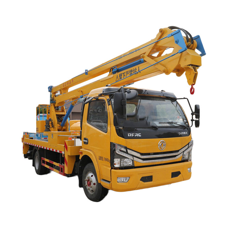 Dongfeng Hydraulic Scissor Aerial Work 14m High Lifting Platform Truck For Sale