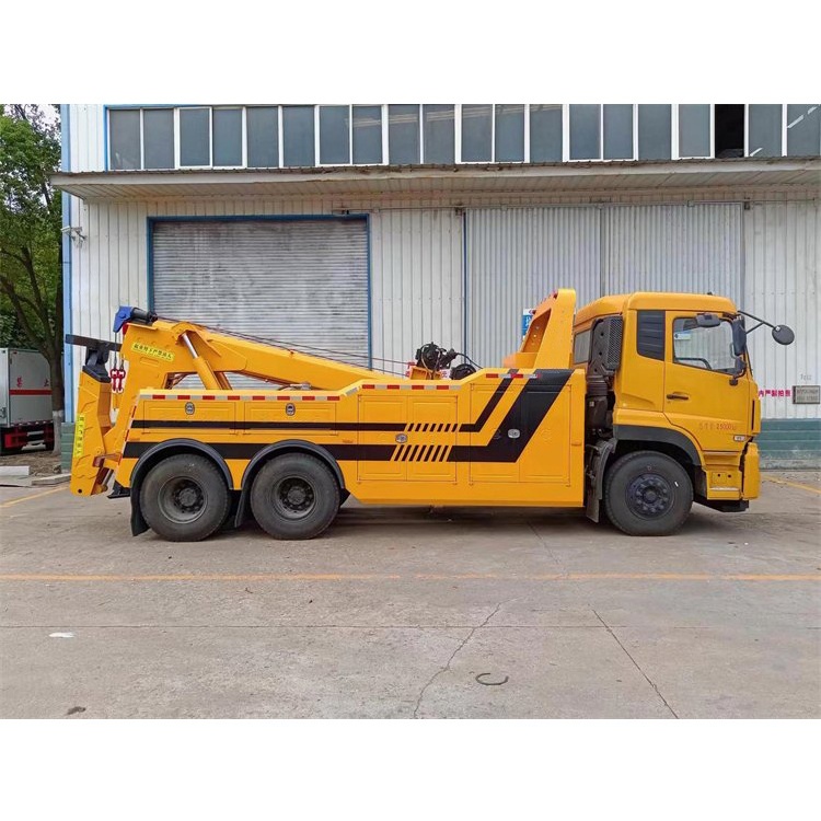 Dongfeng 6x4 Heavy Duty Wrecker Truck DFAC Integrated Boom Tow Truck On Sale