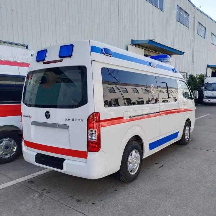 Scenic G9 Negative Pressure Ambulance Vehicle LHD FOTON CS2 G9 Ambulance Small Simple Ambulance Equipment