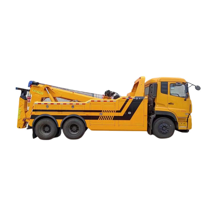 Dongfeng 6x4 Heavy Duty Wrecker Truck DFAC Integrated Boom Tow Truck On Sale