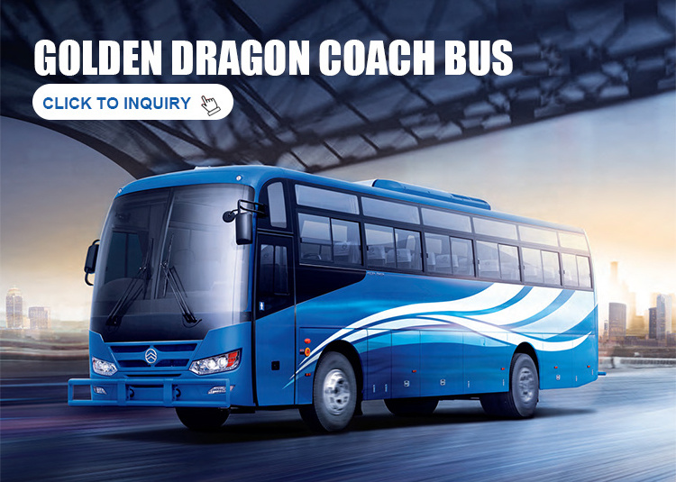 High-quality Customized Coaches Golden Dragon King Long Luxury Tour Passenger Autobus 65 Seats Used Bus For Sale