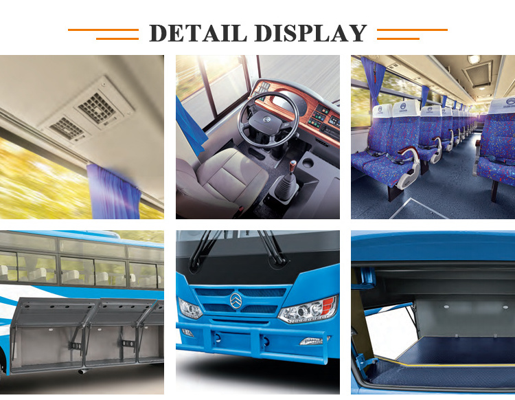 High-quality Customized Coaches Golden Dragon King Long Luxury Tour Passenger Autobus 65 Seats Used Bus For Sale