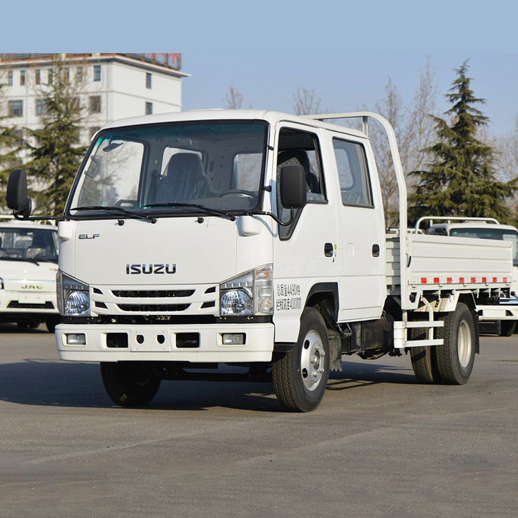 Isuzu 100p Double Cabin Fence Light Truck Cargo Trucks Transported Vehicle For Sale