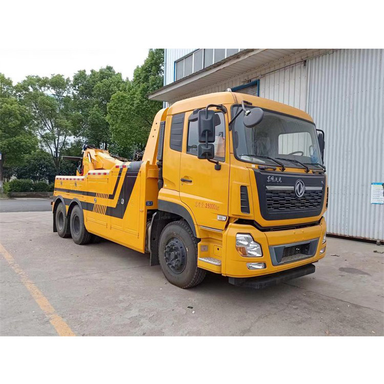 Dongfeng 6x4 Heavy Duty Wrecker Truck DFAC Integrated Boom Tow Truck On Sale