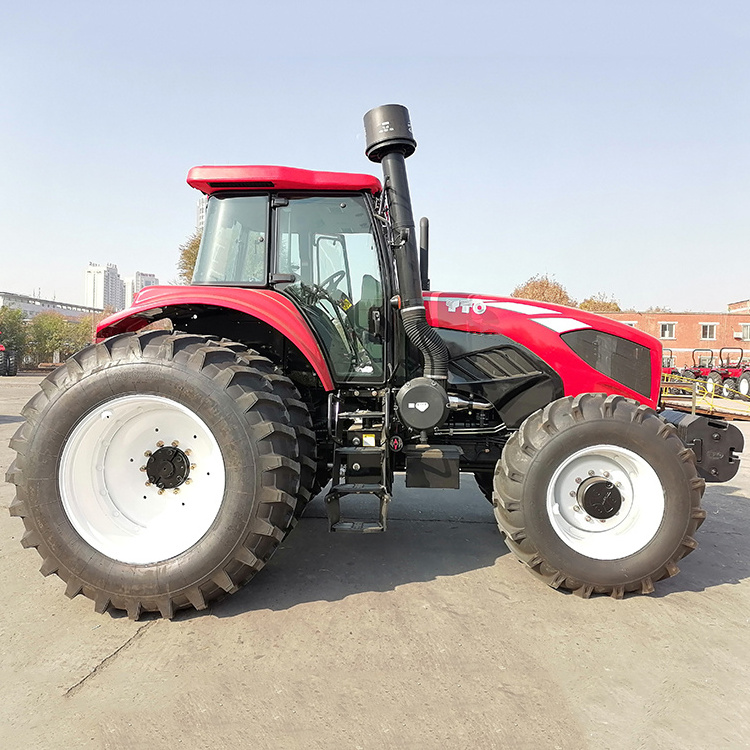 Double Tires 220hp 4 Wheel Farm Tractor 4x4 Diesel Agriculture EPA Certified Farm Tractor Wheel Tractors