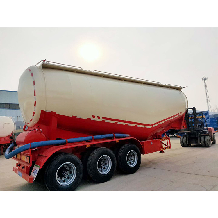 Powder Material Carbon steel Transport Bulker 40m3 Bulk Cement Tank Semi Truck Trailer For Sale