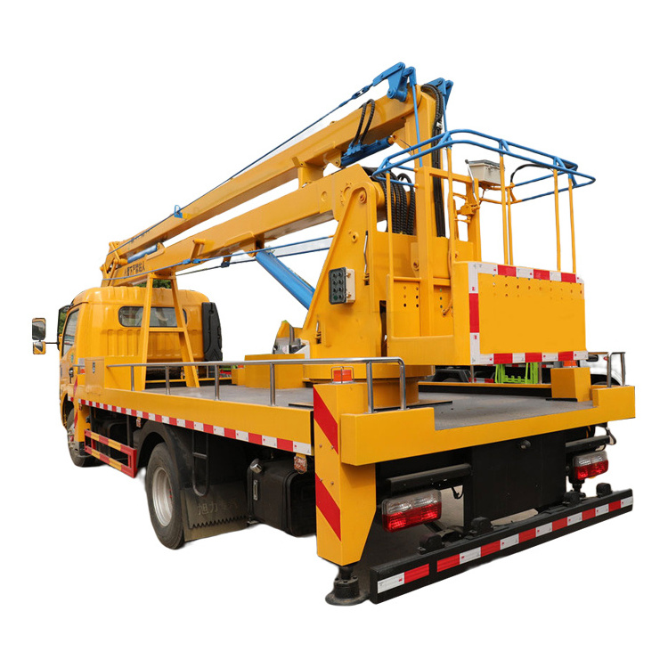 Dongfeng Hydraulic Scissor Aerial Work 14m High Lifting Platform Truck For Sale