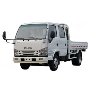 Isuzu 100p Double Cabin Fence Light Truck Cargo Trucks Transported Vehicle For Sale