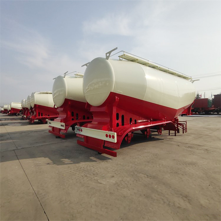 Powder Material Carbon steel Transport Bulker 40m3 Bulk Cement Tank Semi Truck Trailer For Sale