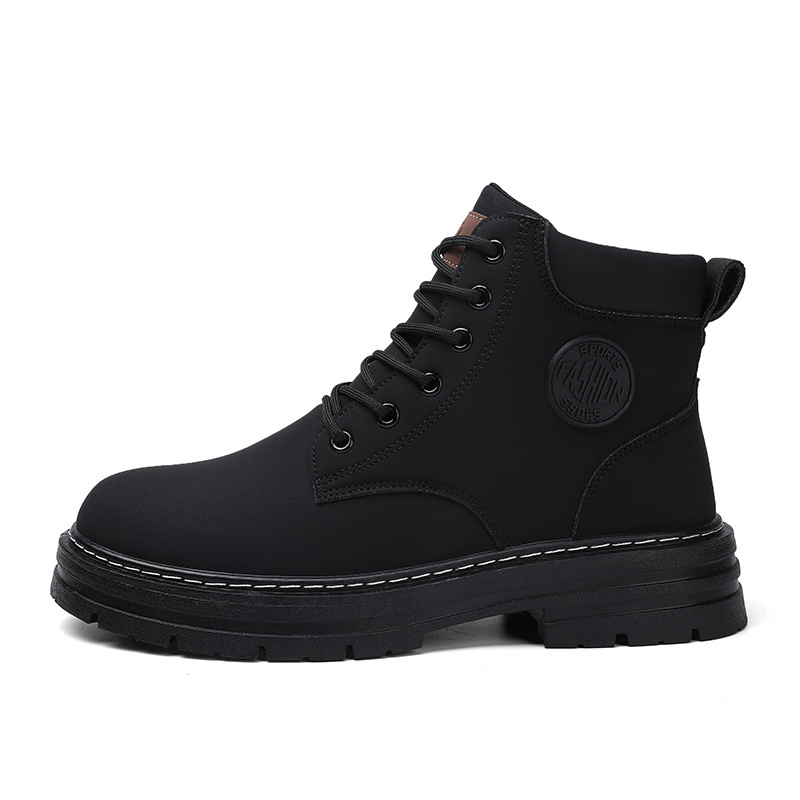 Martin Boots Men's Autumn and Winter New Versatile High Top Anti slip and Durable Work Wear Boots