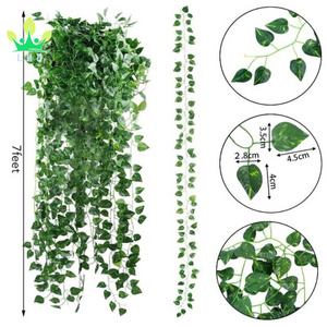 Vines for Hanging Decor Artificial Greenery Garland  Leaf Vines Hanging Plants Greenery Wall Backdrop for Wedding Decoration