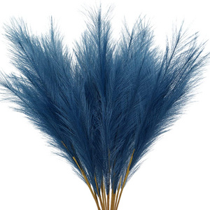 Pampas Grass 38" Tall Artificial Pompous Grass Large Faux Pampas Branches Plants Floor Vase Filler for Flower Arrangement