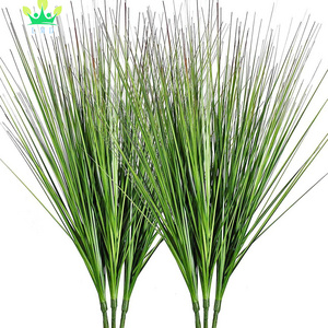 27" Artificial Plants Onion Grass Greenery Faux Shrubs Plant Flowers Wheat Grass for House Home Indoor Outdoor Decoration