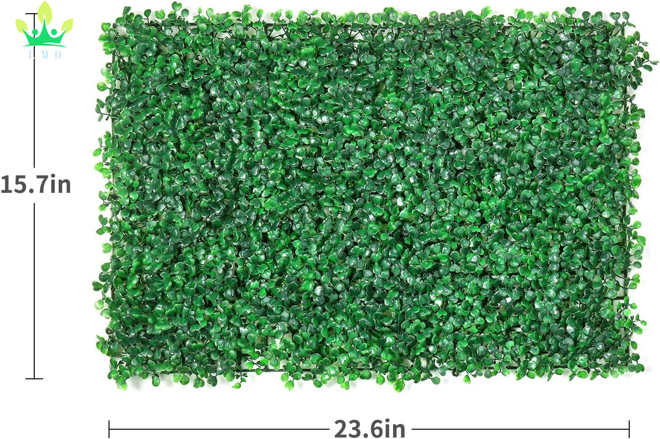 Artificial Green Wall Grass Decoration 24X16 inches Wall Green Grass Used for Wedding Party Background Indoor and Outdoor Green