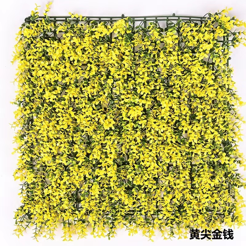 Artificial Grass Wall Panels Plastic Faux Shrubs Fence Mat Greenery Wall Backdrop Decor Garden Privacy Screen Fence