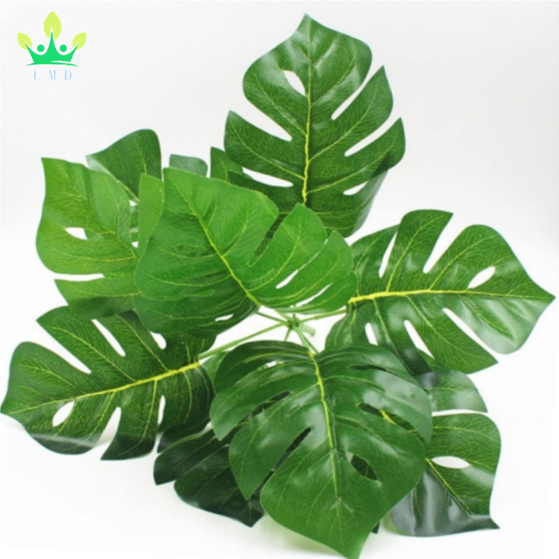 Artificial Palm Plants Hawaiian Leaves Wall Decoration House Plants Christmas Decor Flower Arrangement Household