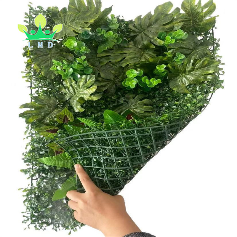 Realistic Artificial Grass Wall Backdrop Greenery Garden Privacy Panels Screen for Outdoor Indoor Fence Backyard and Wall Decor