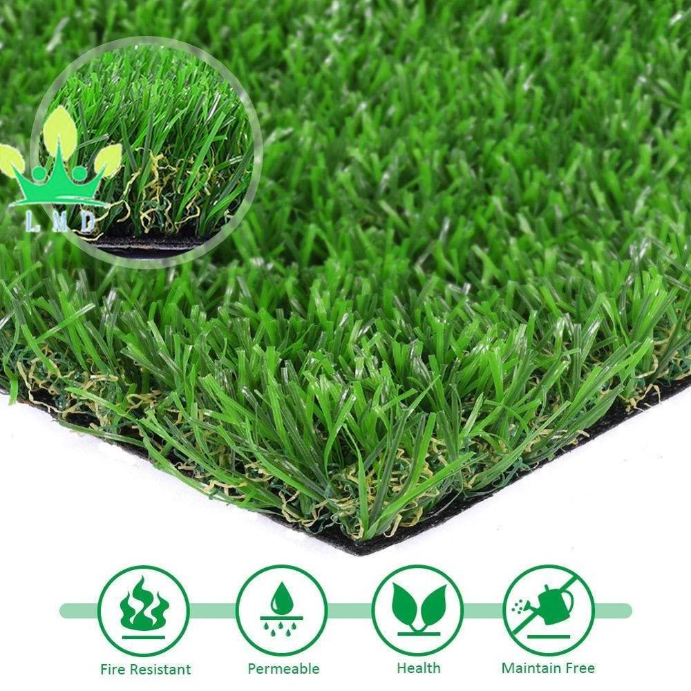 Realistic Artificial Grass Carpet- Indoor Outdoor 30mm Garden Lawn Landscape artificial grass for landscaping