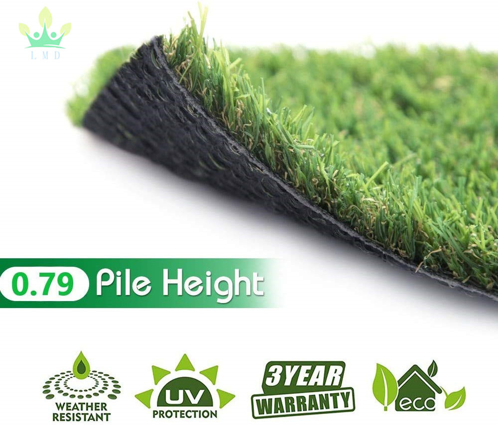 Artificial Grass Realistic Grass Deluxe Turf Synthetic Turf Thick Lawn football field -Perfect for Indoor/Outdoor Landscape