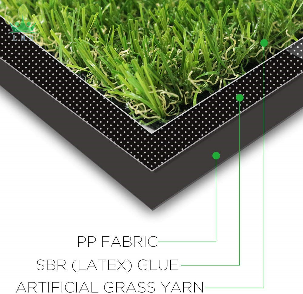 Artificial Grass Realistic Grass Deluxe Turf Synthetic Turf Thick Lawn football field -Perfect for Indoor/Outdoor Landscape