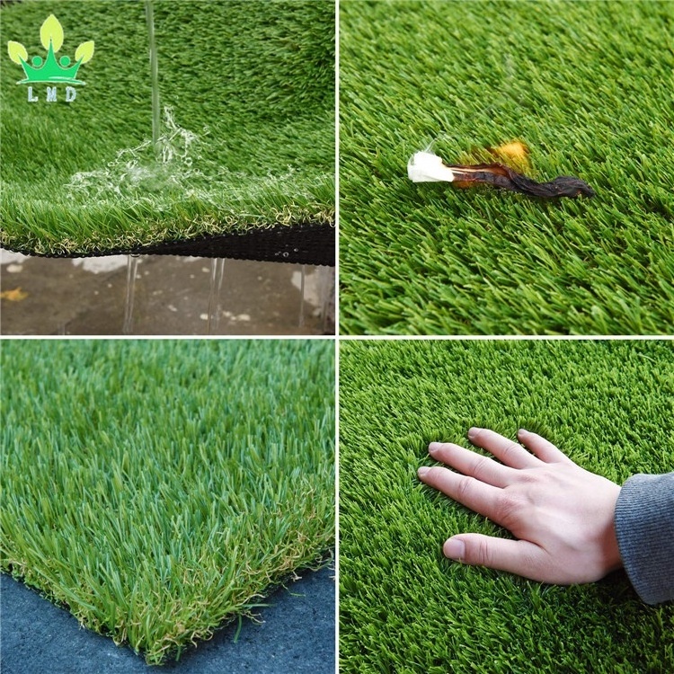 Artificial Grass Realistic Fake Grass Deluxe Turf Synthetic Turf Thick Lawn Pet Turf -Perfect for Indoor/Outdoor Landscape 20mm