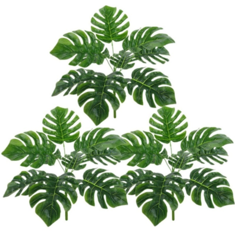 Artificial Palm Plants Hawaiian Leaves Wall Decoration House Plants Christmas Decor Flower Arrangement Household