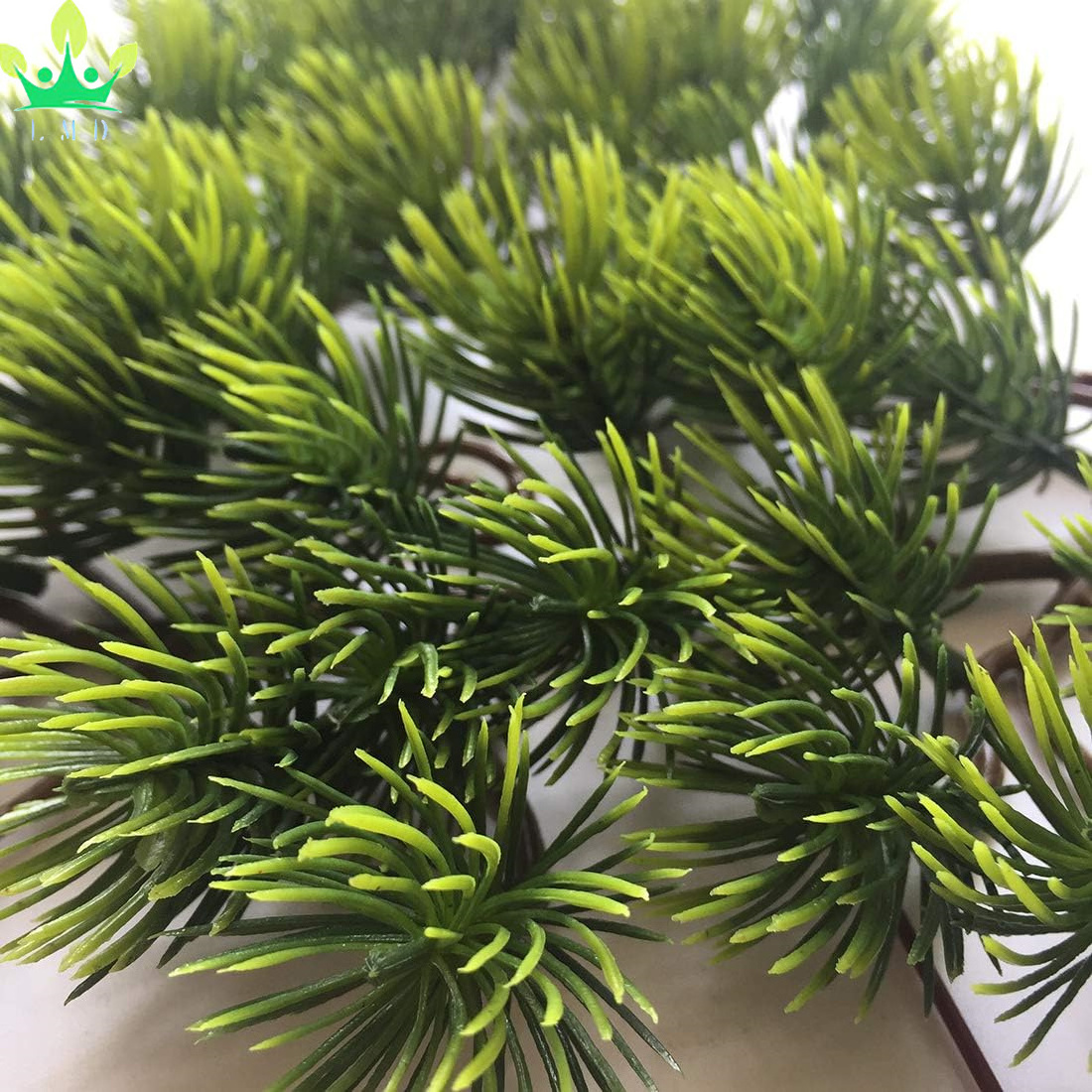 Artificial Pine Branches Plastic Pine Branch Accessories for Christmas DIY Craft Office Home Events Decoration