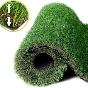 Artificial Grass Thick Faux Grass Realistic Synthetic Turf mat 1.38" Pile Height for Indoor Outdoor Lawn Landscape for Dog Pets