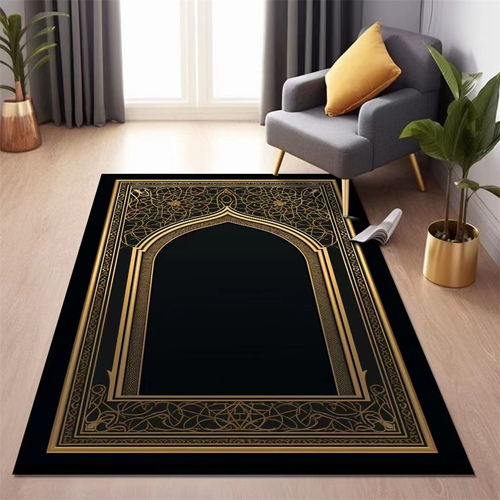 Muslim for woman tasbih islamic foam cushioning plain solid color gift prayer mat prayer rug