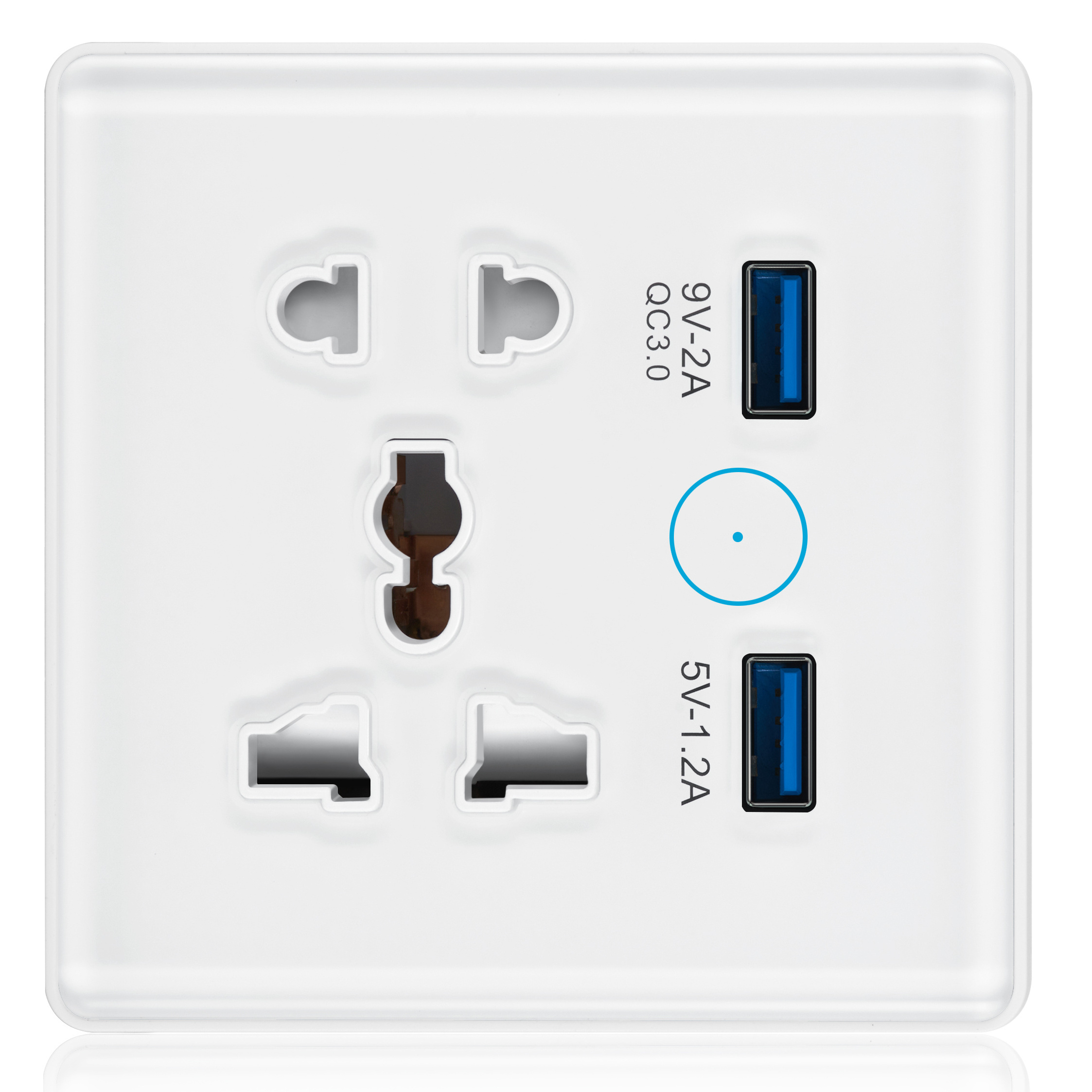 View larger image Add to Compare  Share Glomarket Fast Charing Wifi Socket Wireless Smart Home Electrical Wall Outlet Socket