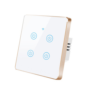 Zigbee Smart Wall Switch Wifi Touch Switch Glass Electrical Remote Wireless 1/2/3 Gang Wall Switch