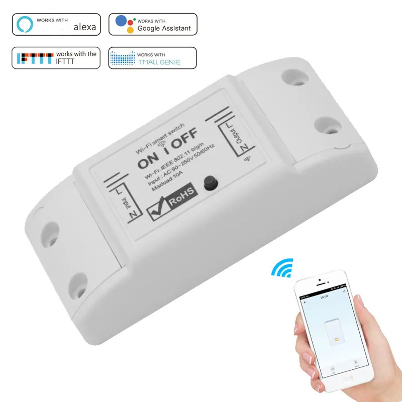 Smart Home Automation Wifi Remote Control On Off Smart Wifi Switch Breaker Module