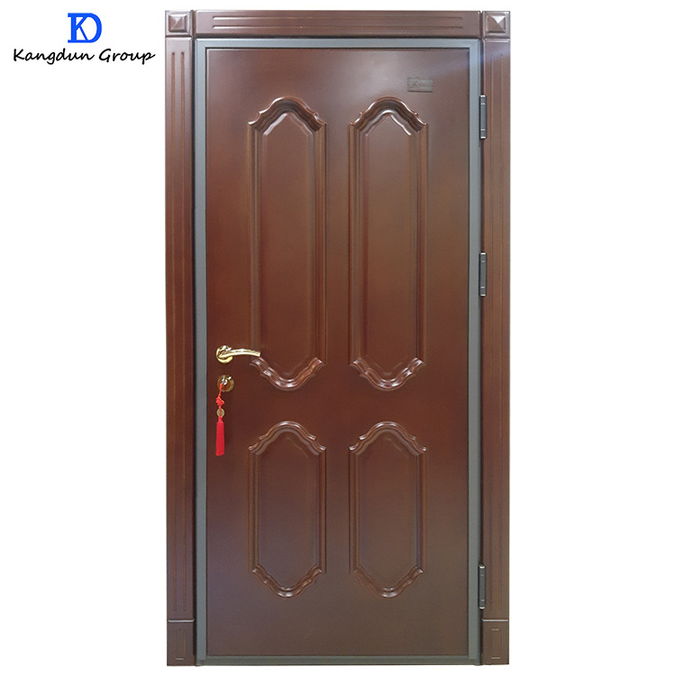 Morden design main reinforced stainless security steel door