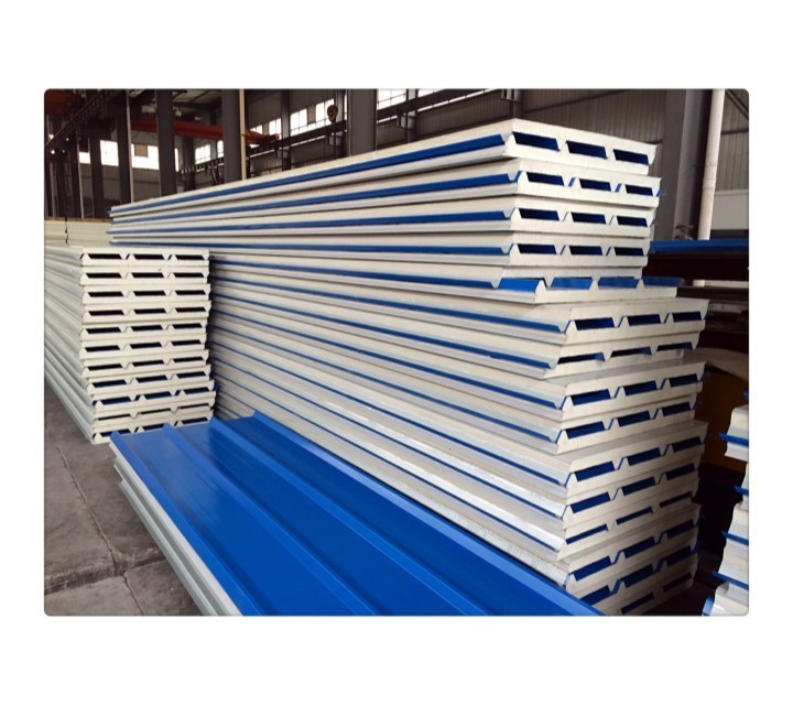 High quality PIR PU sandwich panel 100mm pu panel thermal insulation pu panels for cold room warehouse