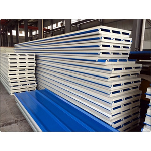 High quality PIR PU sandwich panel 100mm pu panel thermal insulation pu panels for cold room warehouse