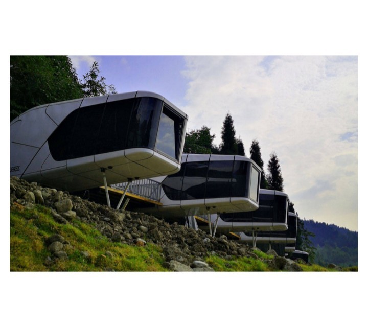 Prefab House Modern capsule cabin Hotel Container home sleep pod Outdoor Mobile Tiny house luxury Capsule House