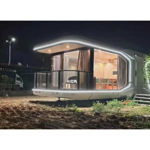 Soundproof mini office pods outdoor meeting room smart work space/ Prefab capsule house/Apple cabin