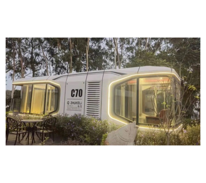 Prefab House Modern capsule cabin Hotel Container home sleep pod Outdoor Mobile Tiny house luxury Capsule House