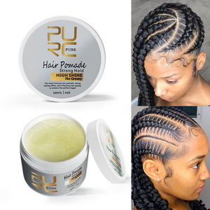 Custom Hair Edge Control Gel Strong Hold Private Label Extreme Hold Edge Control For 4C Black Hair