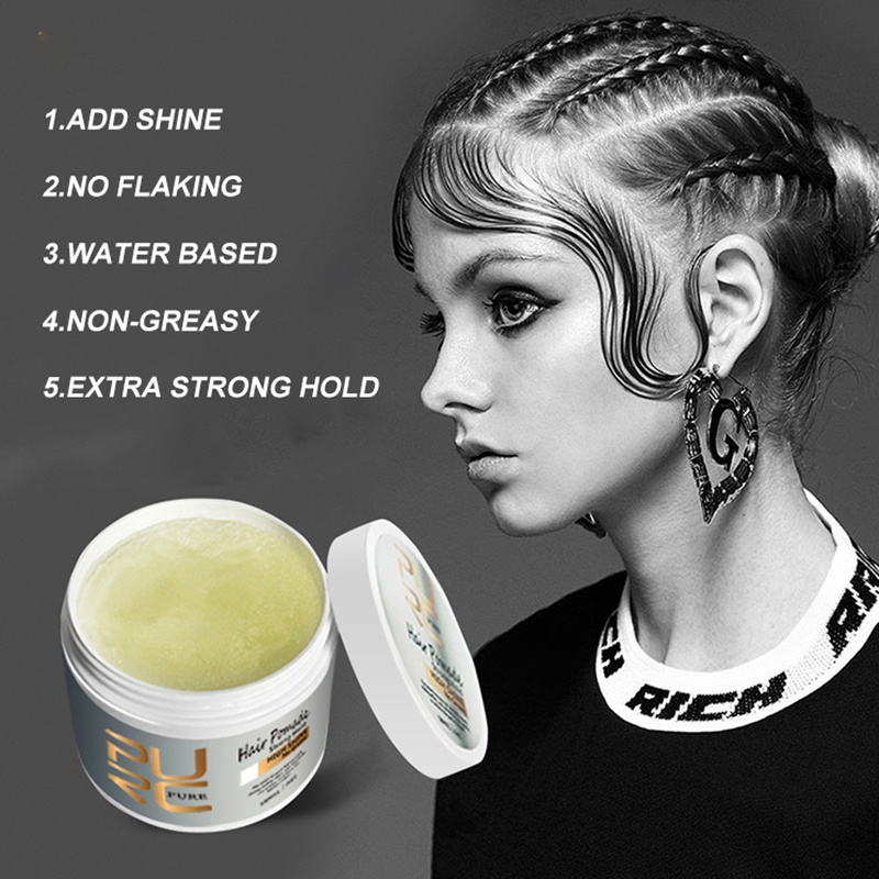 Custom Hair Edge Control Gel Strong Hold Private Label Extreme Hold Edge Control For 4C Black Hair