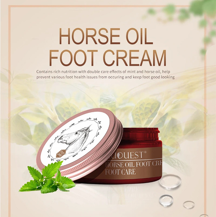 Horse Oil Foot Care Cream For Cracked Heels Exfoliating Anti Crack Peeling Dead Skin Removal Foot Repair Foot Cream