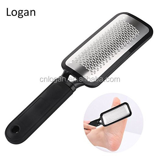 Hot sale Plastic Handle Stainless Steel Foot File Callus Dead Skin Rasp Removal